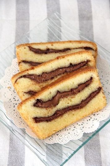 Nutella Pound Cake - Rasa Malaysia