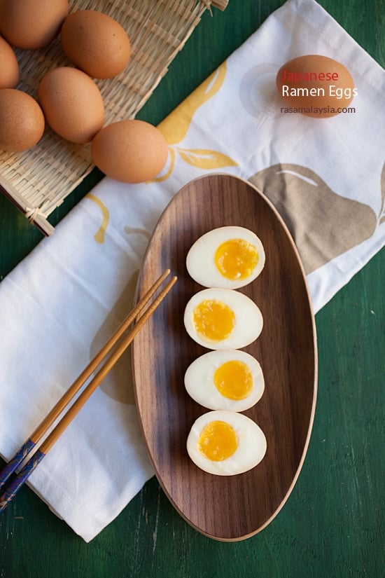 How to make Japanese Ramen Eggs (ajitsuke tamago), super easy recipe that gives delicious and runny eggs.