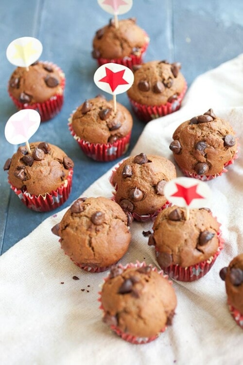 Nigella's Chocolate Chocolate Chip Muffins Rasa Malaysia