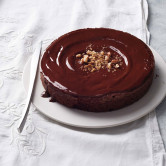 Flourless Chocolate Walnut Torte