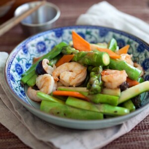Stir-fry Asparagus with Shrimp