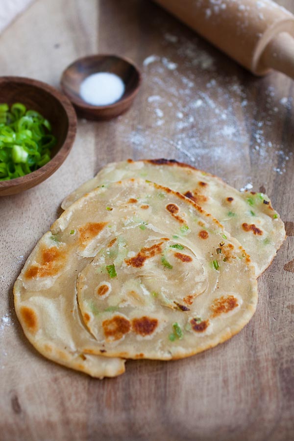 Scallion Pancake (Extra Crispy Recipe) - Rasa Malaysia