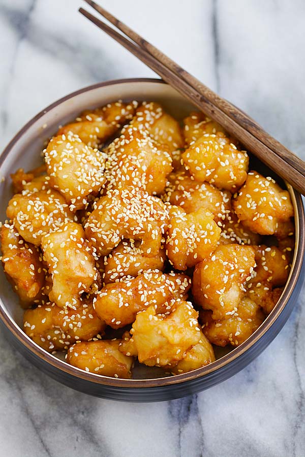 Honey Sesame Chicken Easy Delicious Recipes