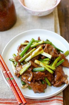 Mongolian Beef - Chinese Recipes - Rasa Malaysia