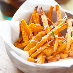 parmesan sweet potato fries