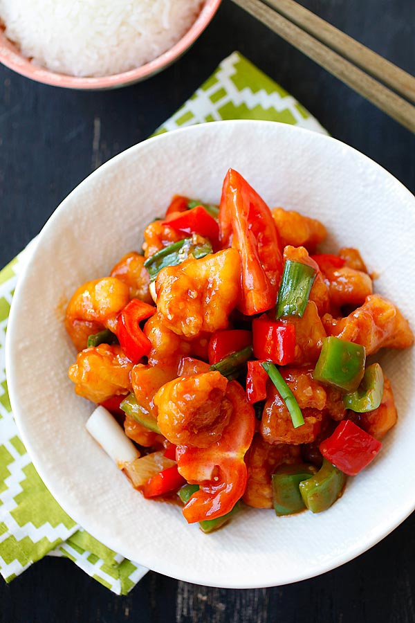 sweet and sour chicken ingredients