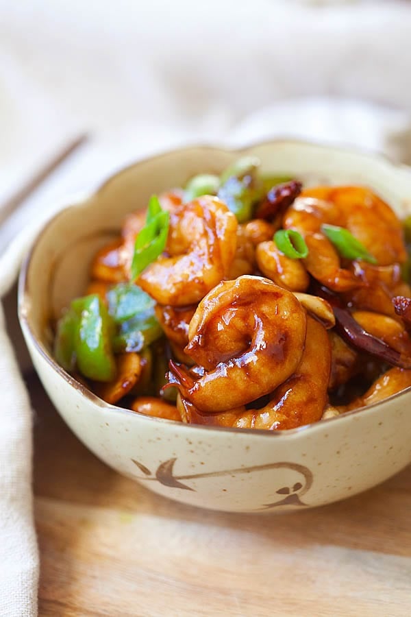 Easy Kung Pao Shrimp recipe.