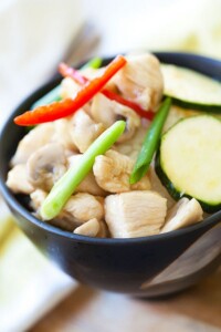 Mushroom Chicken - Rasa Malaysia