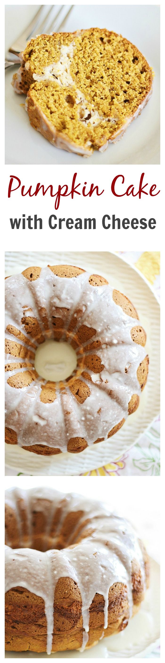 Sweet pumpkin cream cheese bundt cake recipe with pumpkin and cream cheese in one decadent cake. Cheesecake lovers would love this amazing cake | rasamalaysia.com