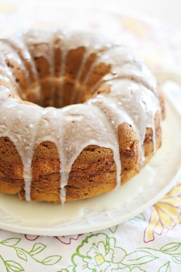 Pumpkin Cream Cheese Bundt Cake - Rasa Malaysia