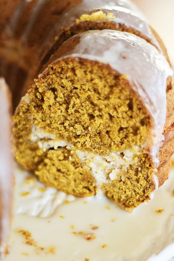 Pumpkin Cream Cheese Bundt Cake | Easy Delicious Recipes