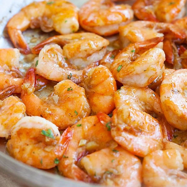 Hawaiian Shrimp Scampi - Rasa Malaysia