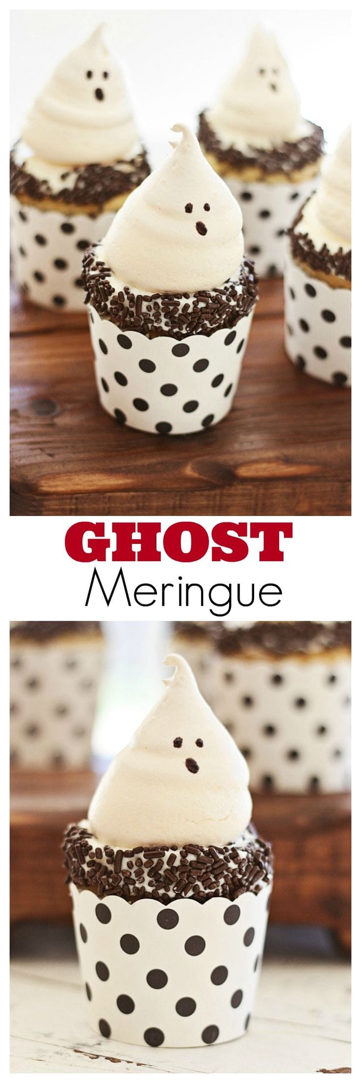 Ghost Meringue – the most amazing and cutest cookies for Halloween, sure to please both kids & adults with its great taste | rasamalaysia.com