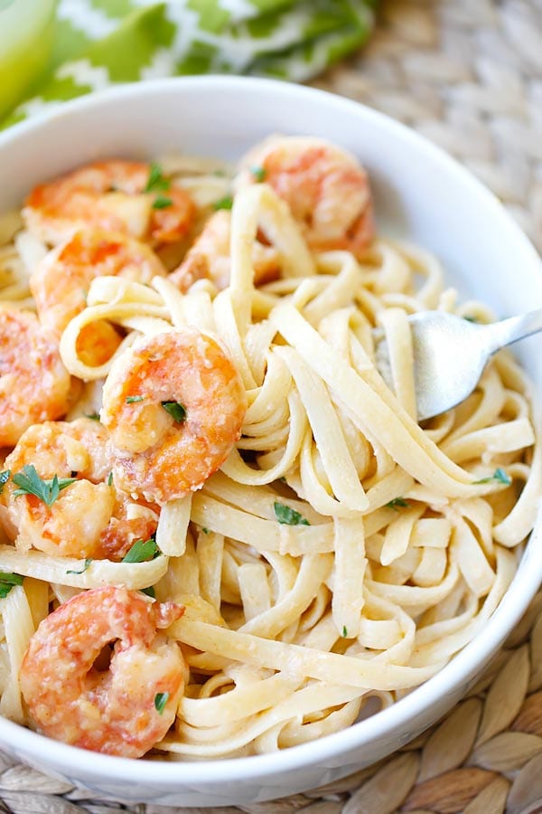 Crispy Shrimp Pasta | Easy Delicious Recipes