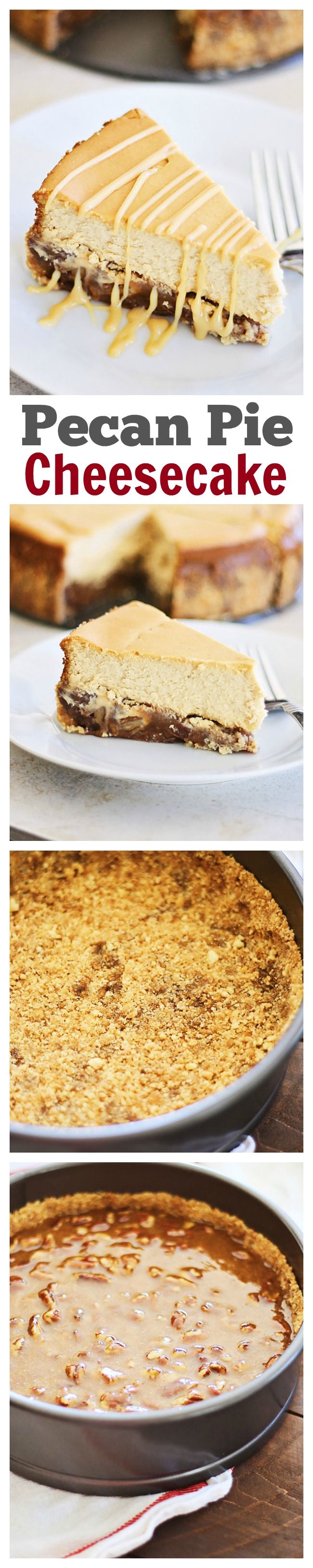 Pecan Pie Cheesecake – rich, creamy, and sinfully decadent cheesecake loaded with pecan and syrup. Absolutely amazing cheesecake that everyone wants more | rasamalaysia.com