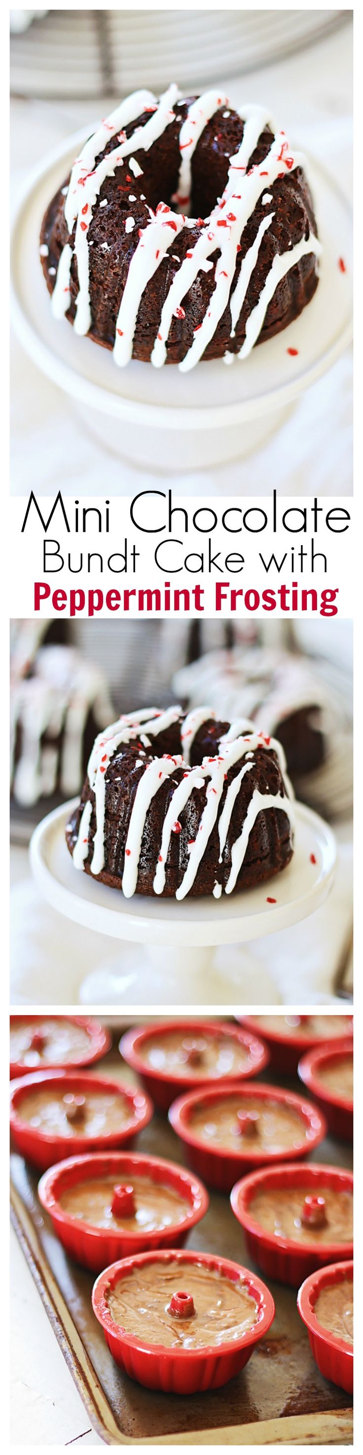 'Tis the season for rich chocolate bundt cake topped with sweet peppermint frosting. Easy recipe that you can try this holiday season for your family | rasamalaysia.com