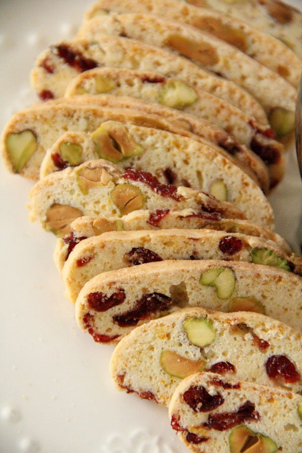 Cranberry and Pistachio Biscotti - Rasa Malaysia