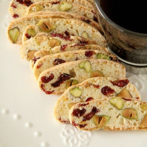 Cranberry Pistachio Biscotti