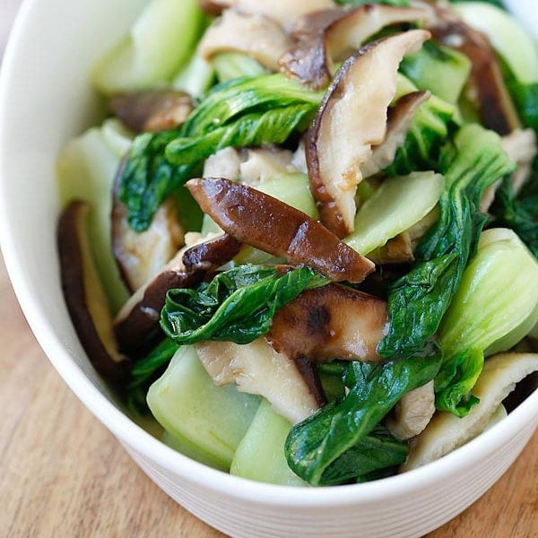 fried bok choy recipe