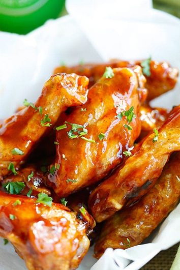 Honey BBQ Chicken Wings - Rasa Malaysia