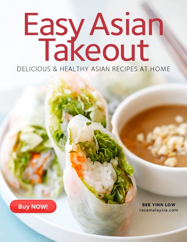 Easy Asian Takeout: Delicious & Healthy Asian Recipes At Home is a new ebook. Learn how to make 35 amazing Asian recipes now! | rasamalaysia.com