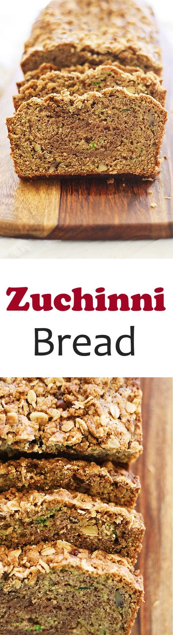 Zucchini Bread – easy, moist, and the BEST zucchini bread loaded with walnuts and crumb topping of cinnamon and butter. Quick and fool proof recipe! | rasamalaysia.com