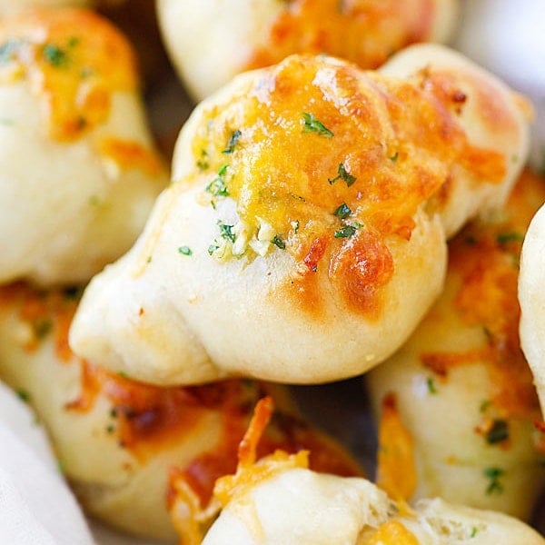 Cheddar Garlic Knots Rasa Malaysia