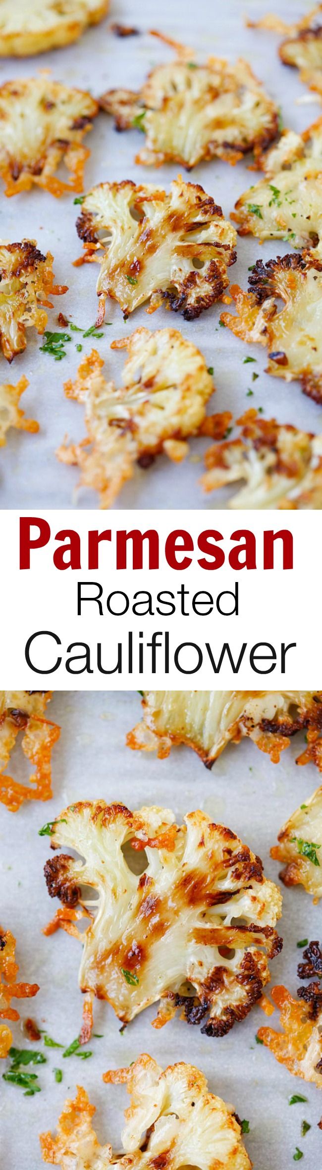 Parmesan Roasted Cauliflower Recipe Rasa Malaysia