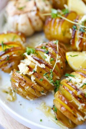 Parmesan Roasted Potatoes - Rasa Malaysia