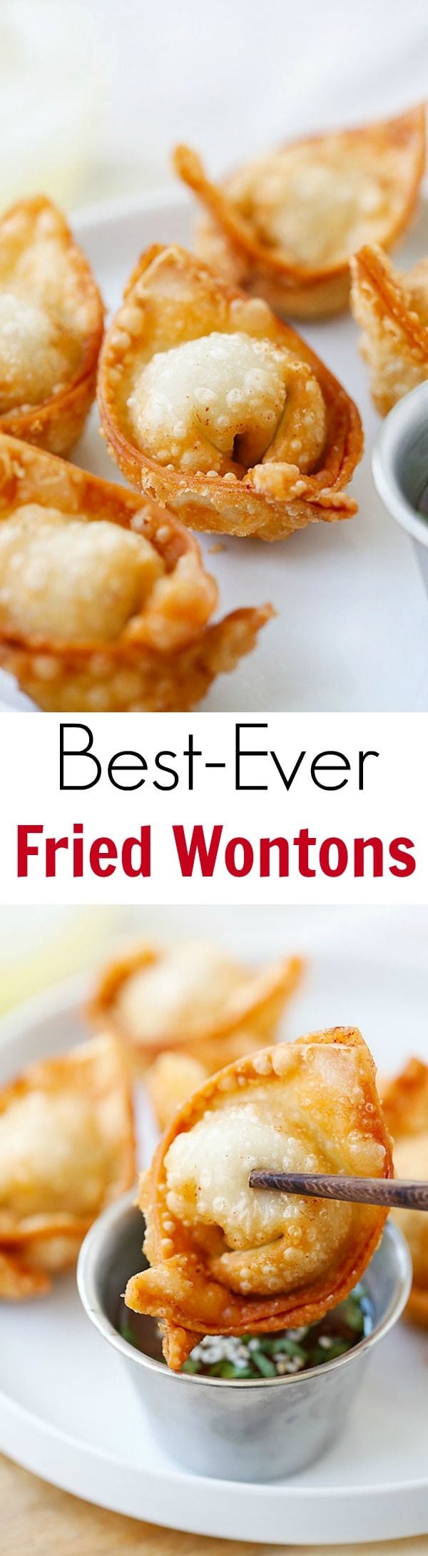 Fried Wonton (Best Homemade Wontons Recipe) - Rasa Malaysia