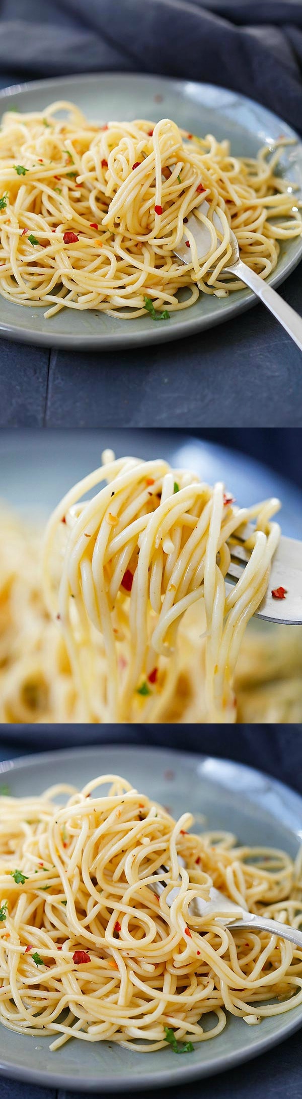 Easy Spaghetti - the easiest spaghetti you will ever make. Takes 15 minutes, budget-friendly, with simple ingredients and so delicious! | rasamalaysia.com