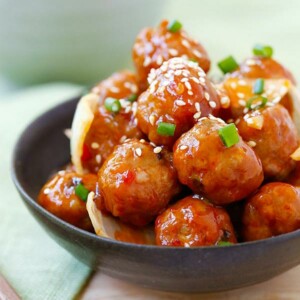 sweet and sour meatballs