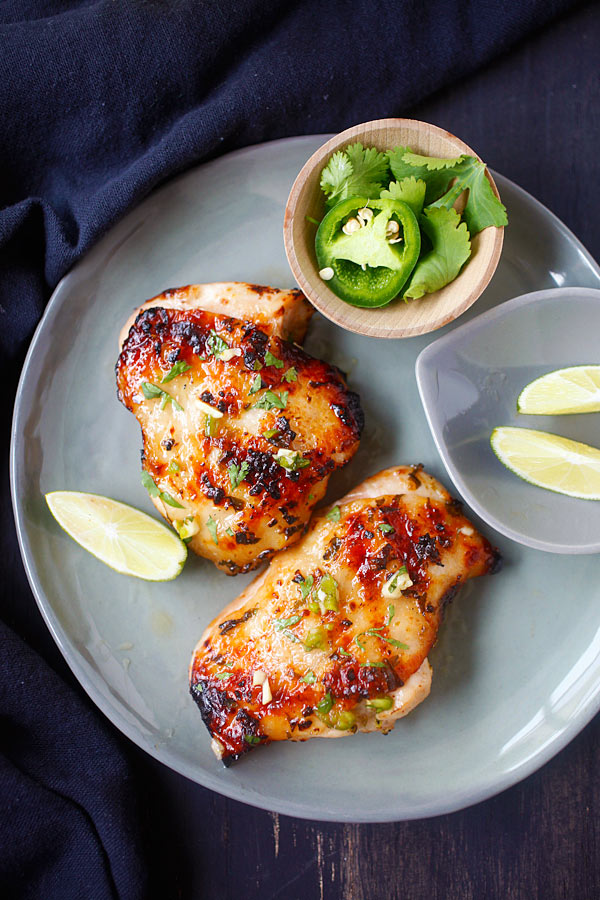 Grilled Chipotle Lime Chicken Breasts recipe.