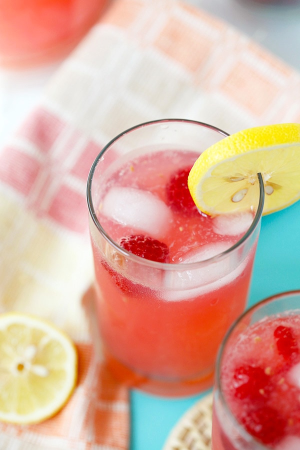 Easy and refreshing homemade Raspberry Lemonade.