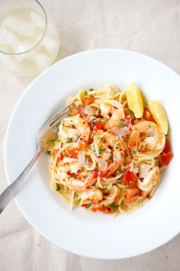 Spicy Shrimp Pasta Easy Delicious Recipes