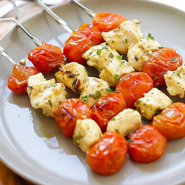 greek chicken kebab