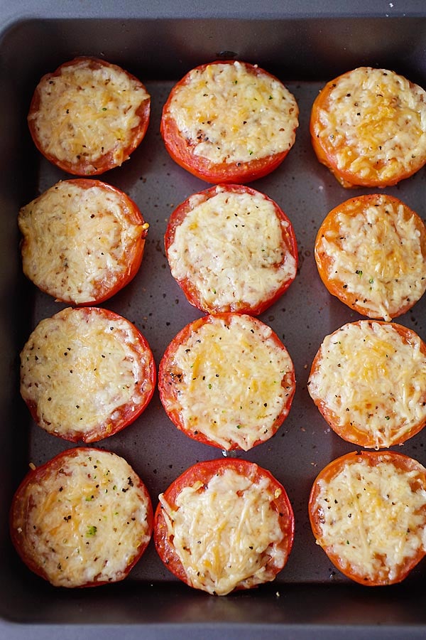 Parmesan Roasted Tomatoes  Easy Delicious Recipes