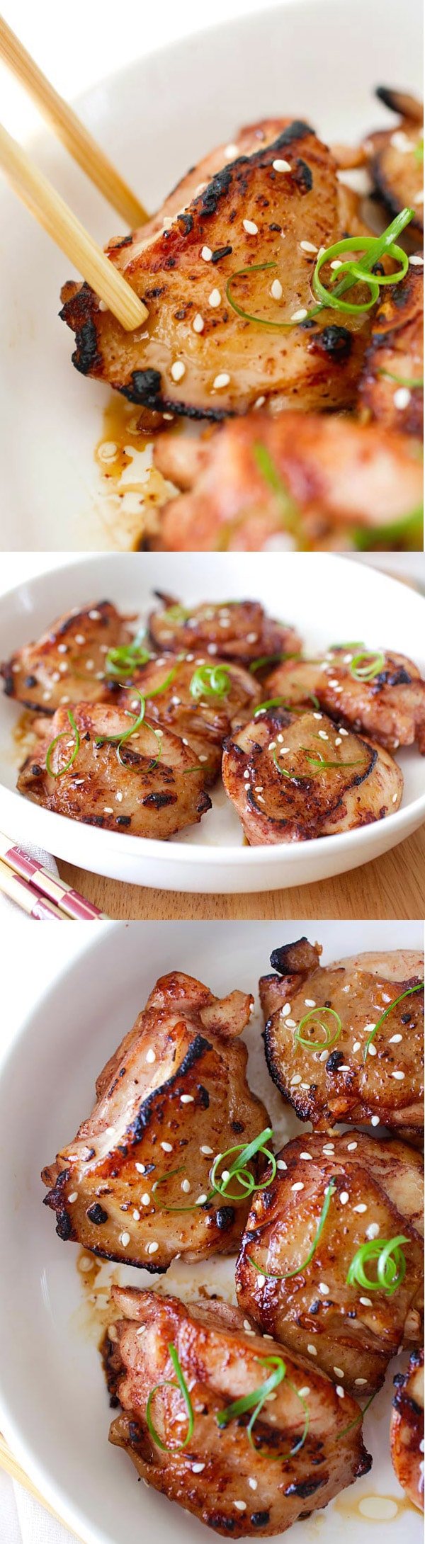 Asiatisk fem-krydderi kylling – dybt smagfuld og fugtig pan-stegt stegepande kylling marineret med asiatiske krydderier saucer. Så nemt og så godt! | rasamalaysia.com