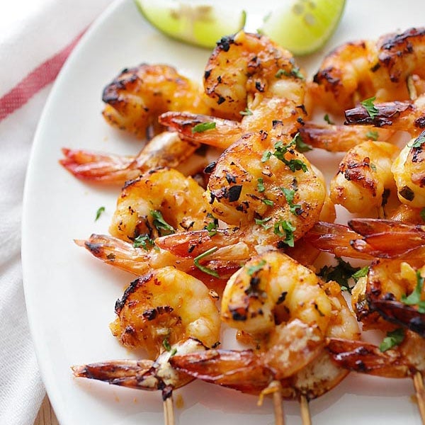 Shrimp marinade with clearance lime