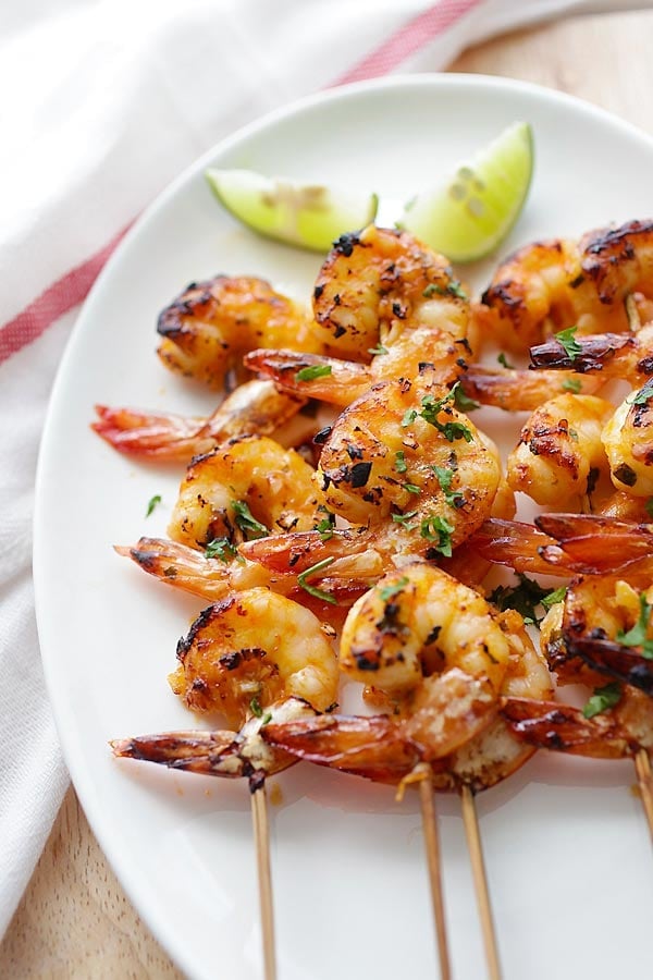 Grilled Shrimp with a Chili Lime Rub - Hey Grill, Hey