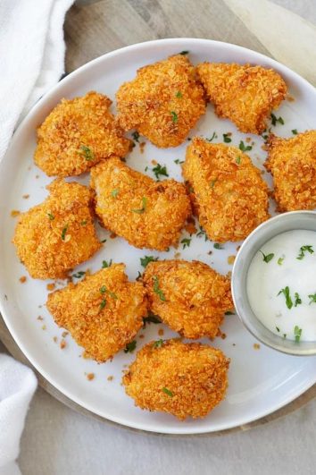 Tortilla Chip-crusted Chicken Bites - Rasa Malaysia