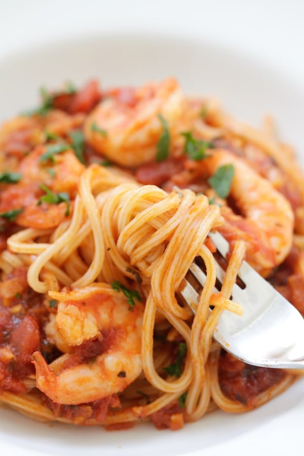 Shrimp Spaghetti Easy Delicious Recipes