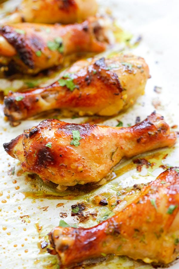 Thai Baked Chicken Drumsticks | Easy Delicious Recipes