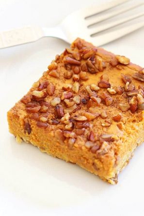 Pumpkin Pecan Pie Squares - Rasa Malaysia