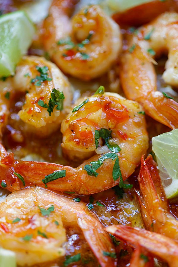 Sweet Chili Garlic Shrimp Rasa Malaysia