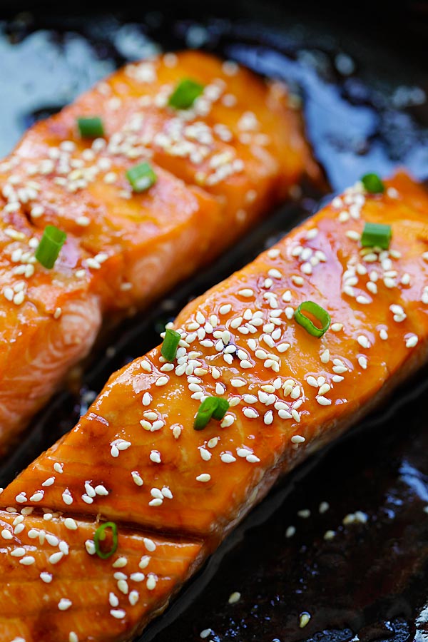 Honey Teriyaki Salmon | Easy Delicious Recipes