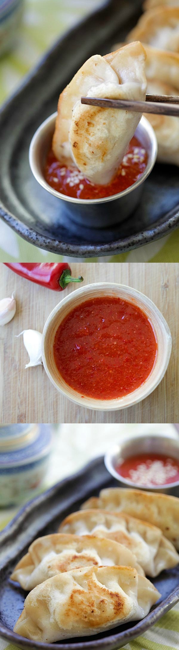 Homemade Sweet Chili Sauce – easy recipe that is much better than store-bought bottled sweet chili sauce, fresh, spicy and easy to make | rasamalaysia.com