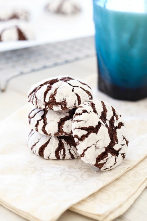 Chocolate Crinkle Cookies (Extra Buttery And Fudgy!) - Rasa Malaysia