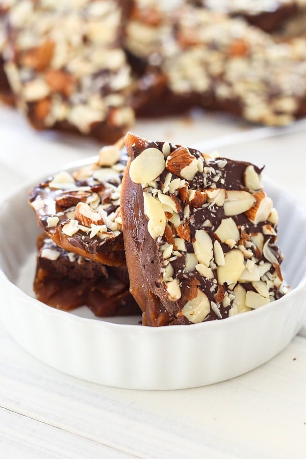 Almond Toffee (The Best Homemade Toffee Recipe!) - Rasa Malaysia