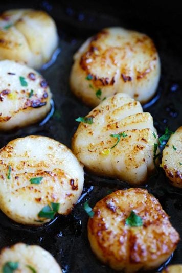 Brown Butter Scallops - Rasa Malaysia